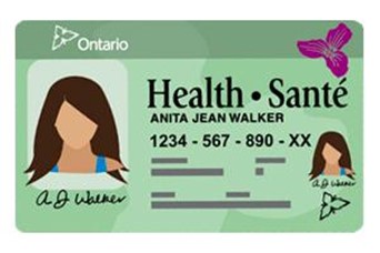 Ontario Health Insurance Program Card