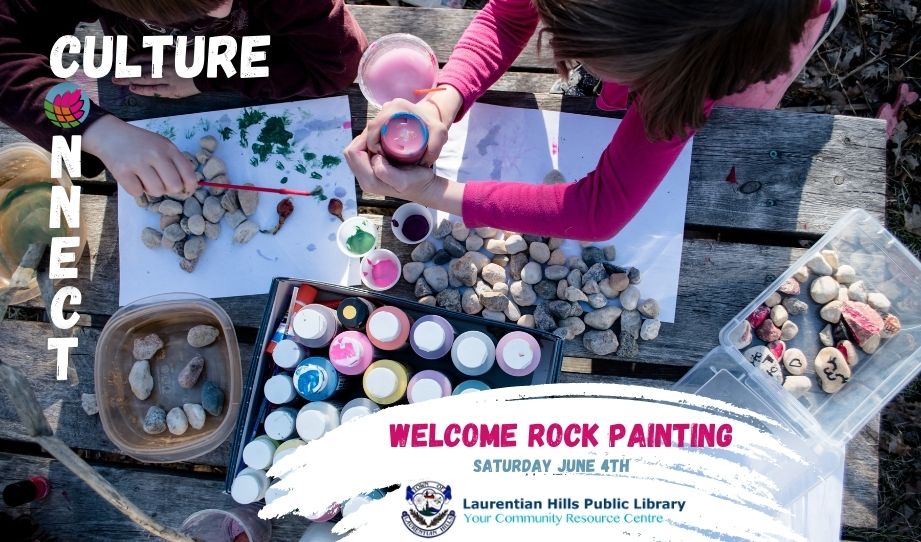 A photo of kids painting rocks