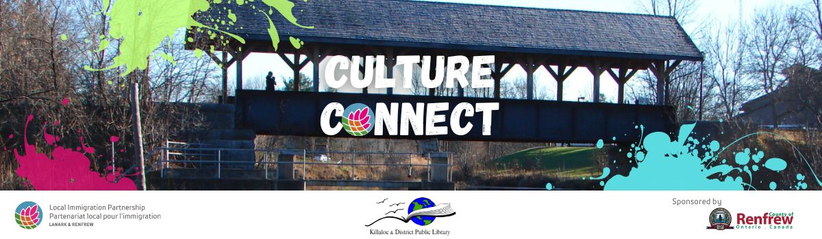An event banner for Killaloe Public Library's Culture Connect Activities